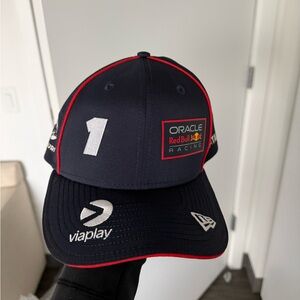 New Era Navy and Red Racing Cap